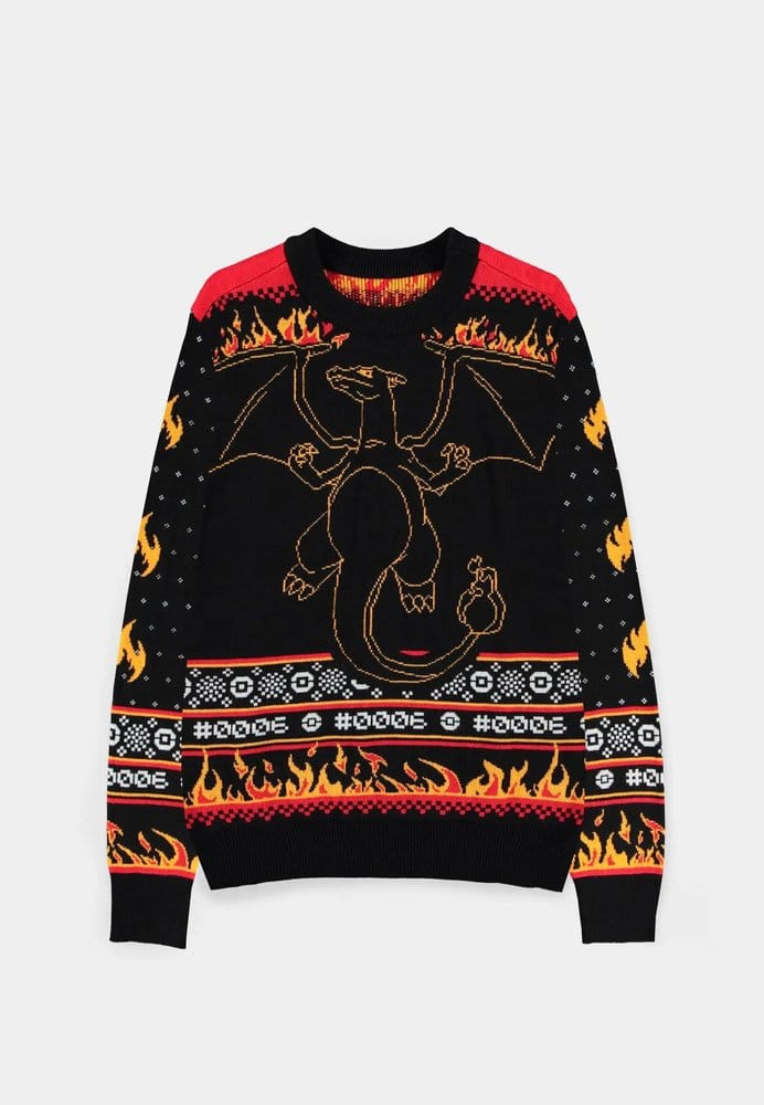 Maglione di Natale Pokémon con Charizard, taglia S, Difuzed
