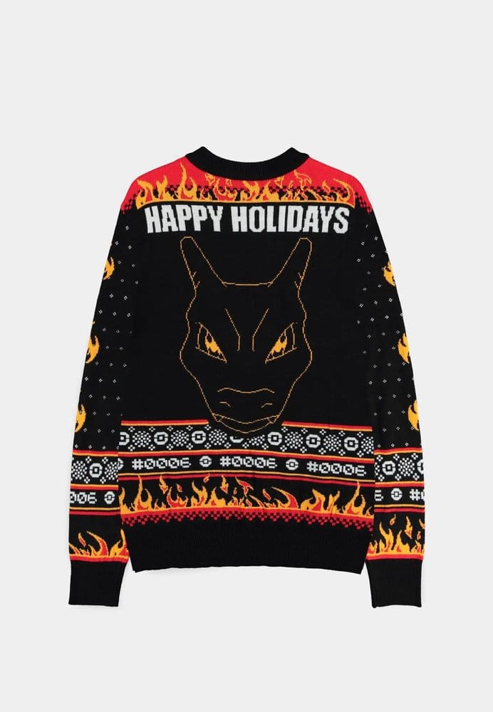 Maglione di Natale Pokémon con Charizard, taglia S, Difuzed
