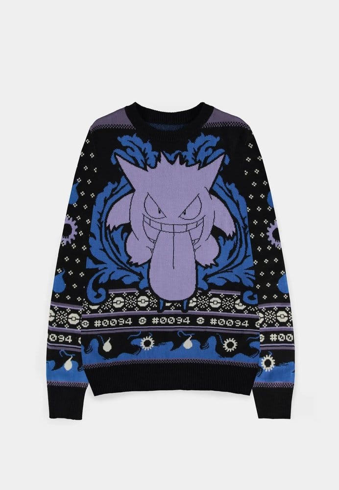 Maglione di Natale Pokémon Gengar Taglia L Difuzed