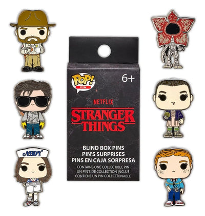 Stranger Things: Display con 12 Blind Box di Spille con Action Figure in Vinile - Loungefly