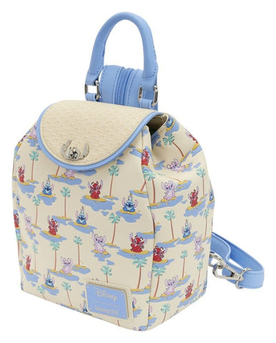 Lilo & Stitch Micro Zaino Loungefly con Stitch, Angel e Leroy