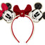 Cerchietto per capelli Mickey & Minnie con fiocco in maglia Loungefly Disney