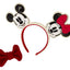 Cerchietto per capelli Mickey & Minnie con fiocco in maglia Loungefly Disney