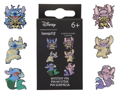 Loungefly Lilo & Stitch Spille Smaltate Stitch & Angel Costumi di Halloween Blind Box (12)