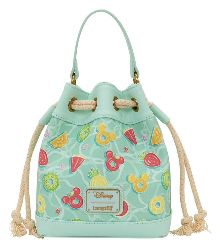 Loungefly Mickey Mouse Beach Fun Borsa a Tracolla a Secchiello Disney