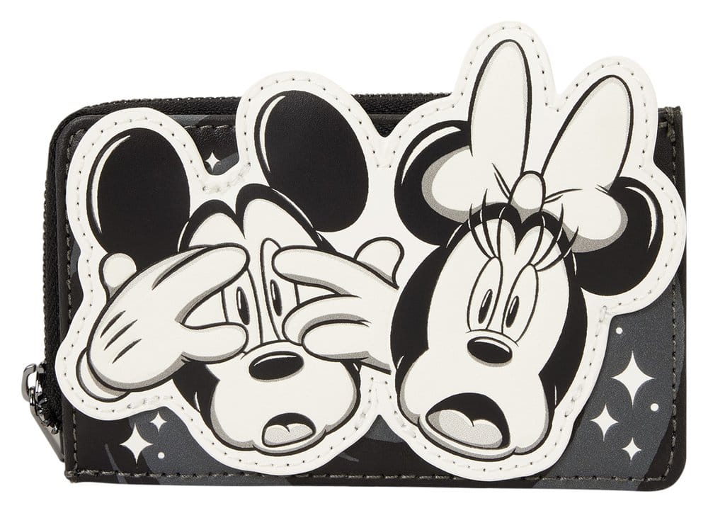 Portacarte Loungefly Disney Mickey & Minnie Ghost in similpelle