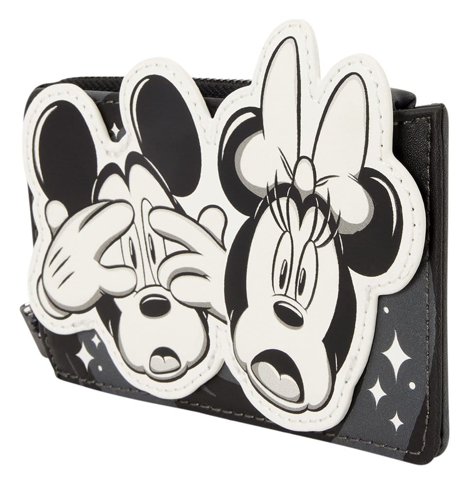 Portacarte Loungefly Disney Mickey & Minnie Ghost in similpelle