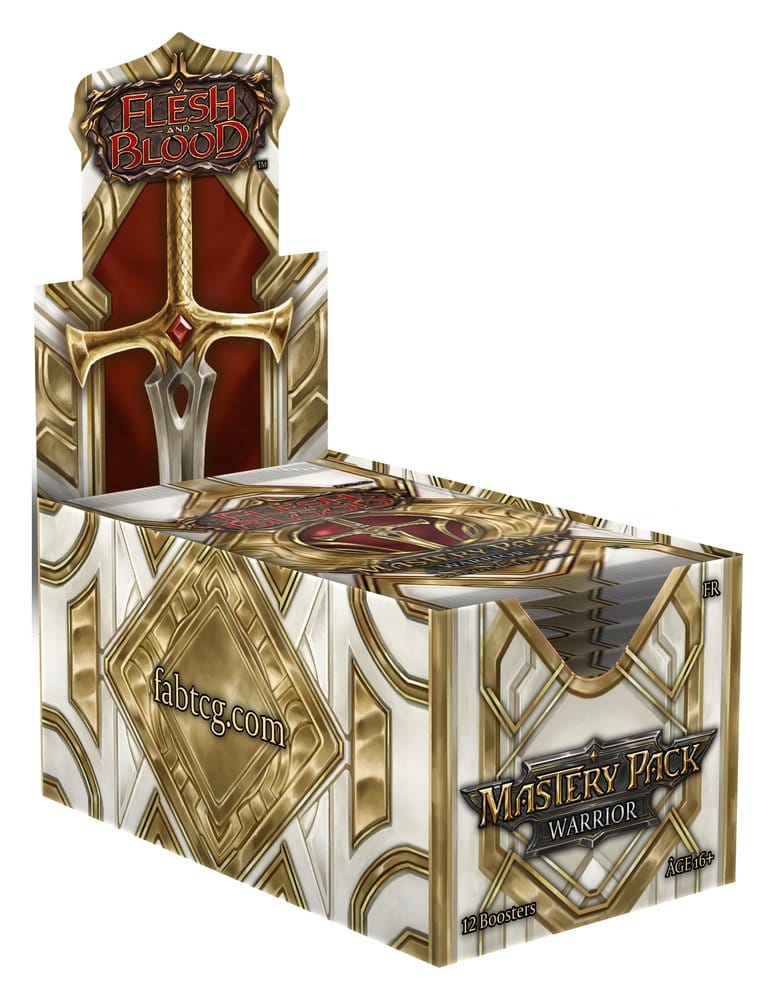 Flesh and Blood TCG Mastery Pack Guerriero Espositore da 12 buste (francese)