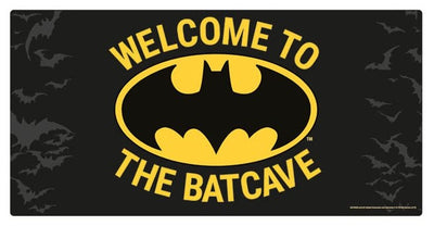 Cartello metallico Batman Benvenuti nella Batcaverna 60x30 cm - Pyramid International