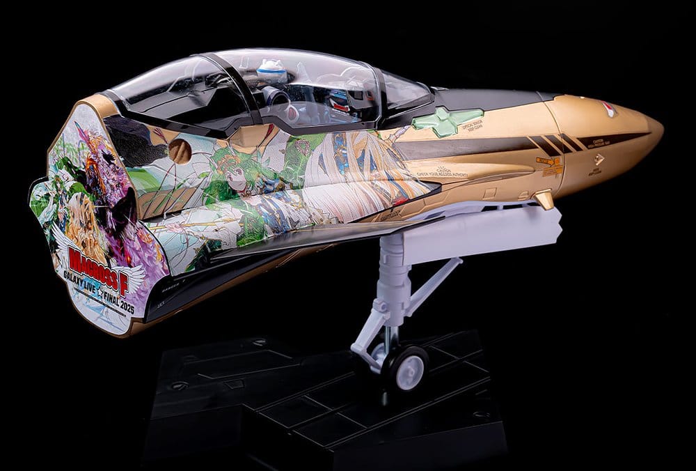 Macross Frontier PLAMAX MF-98 Minimum Factory Fighter Nose Collection YF-29 Galaxy Set 34 cm - Modello di plastica da assemblare, Max Factory