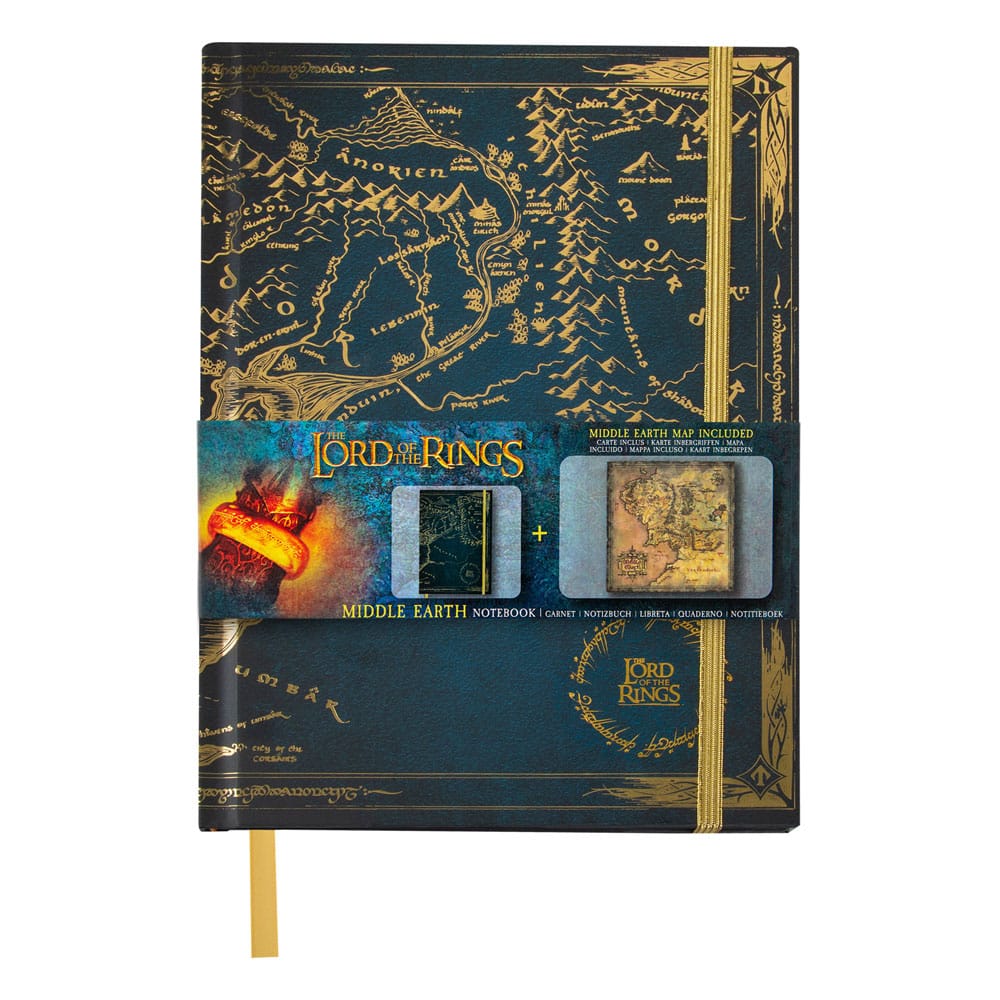 Quaderno Il Signore degli Anelli Mappa della Terra di Mezzo - Cinereplicas