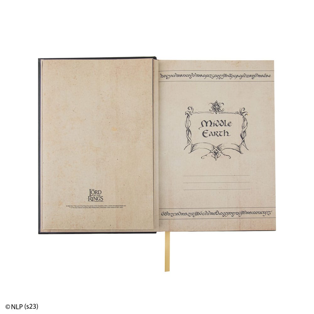 Quaderno Il Signore degli Anelli Mappa della Terra di Mezzo - Cinereplicas