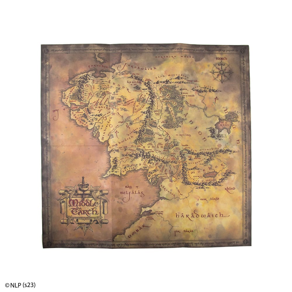 Quaderno Il Signore degli Anelli Mappa della Terra di Mezzo - Cinereplicas
