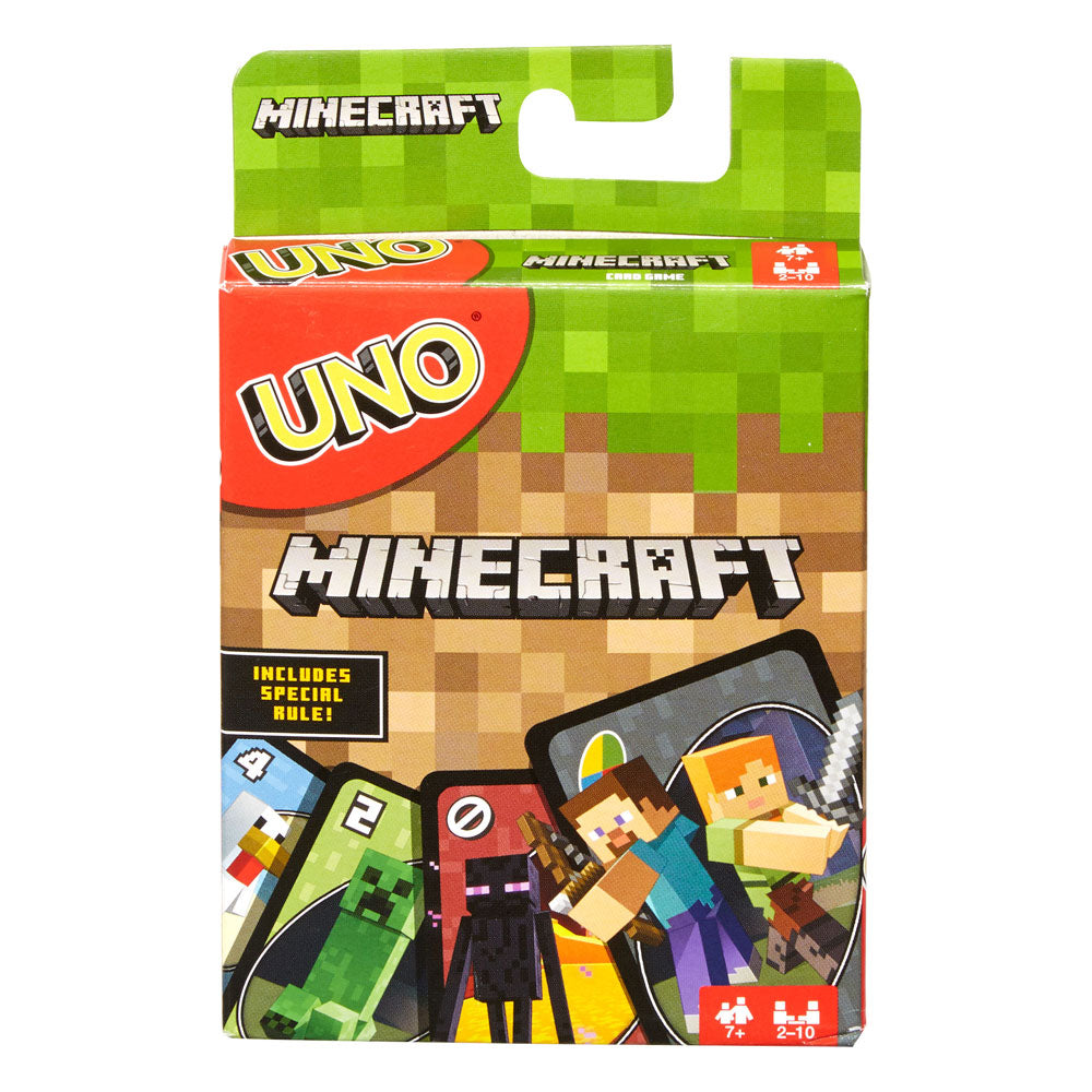 Minecraft UNO Carte da Gioco - Mattel