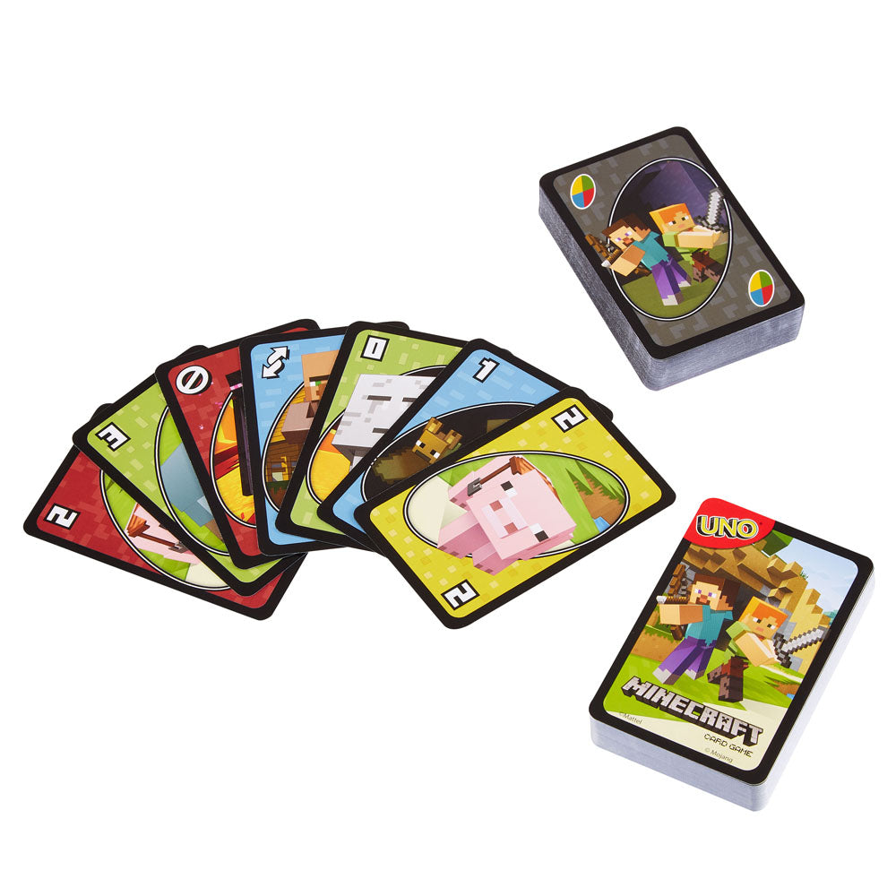 Minecraft UNO Carte da Gioco - Mattel