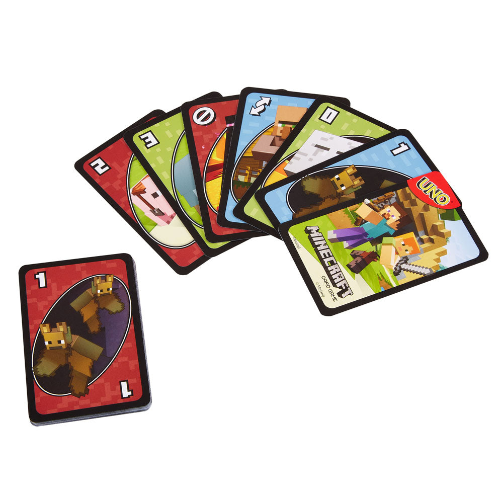 Minecraft UNO Carte da Gioco - Mattel