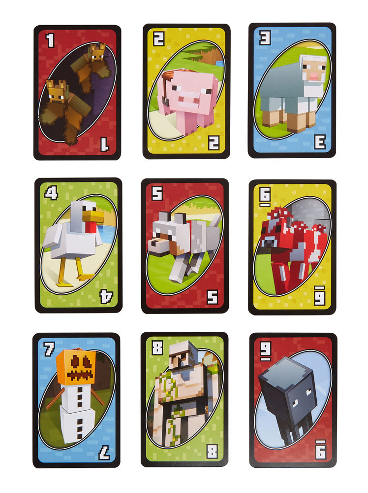 Minecraft UNO Carte da Gioco - Mattel