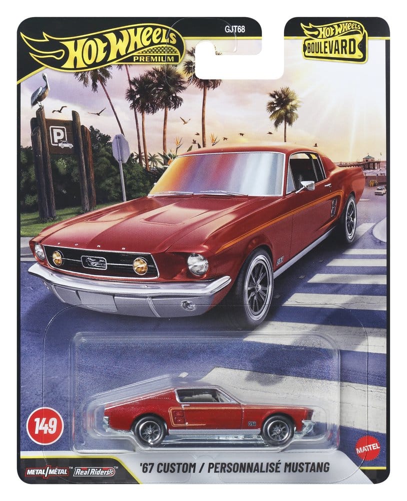 Hot Wheels Premium Modellini in Metallo 1/64 Boulevard 978G - Confezione da 10