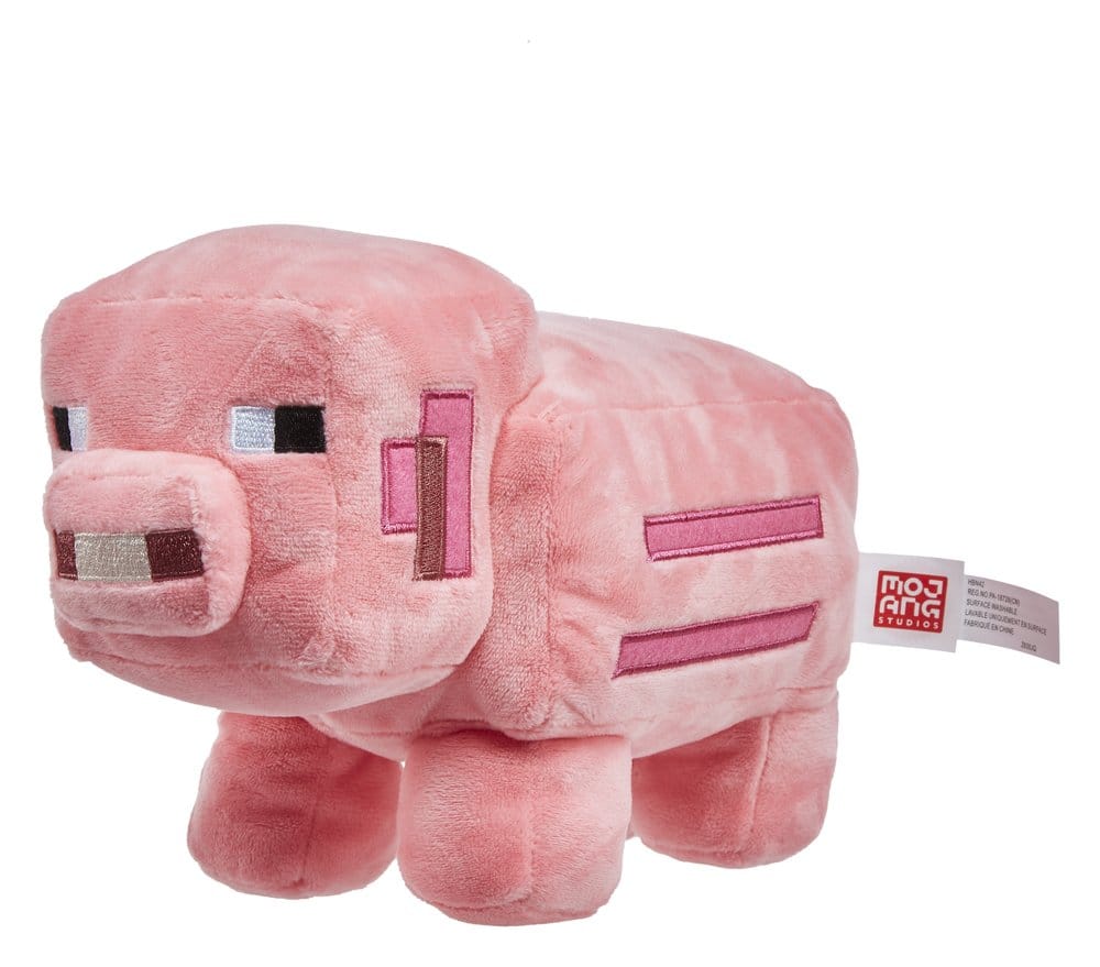 Minecraft Peluche Pig 20 cm - Mattel