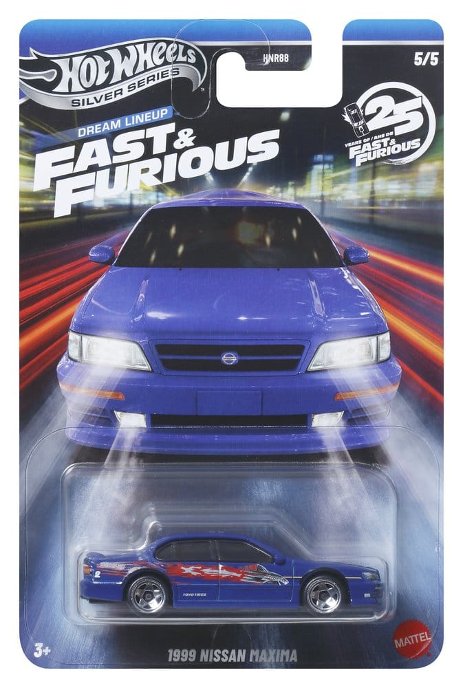 Fast & Furious Hot Wheels Silver Series Veicoli in Pressofusione 1/64 - Assortimento 24 Pezzi