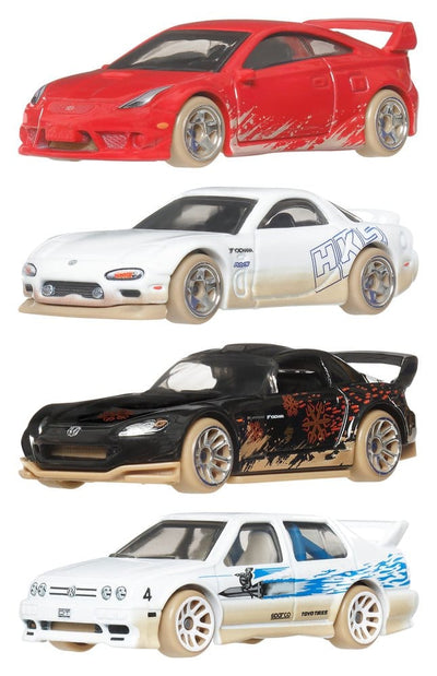 Fast & Furious Hot Wheels Silver Series - Veicoli Die-Cast in Scala 1/64, Assortimento da 24 - Mattel
