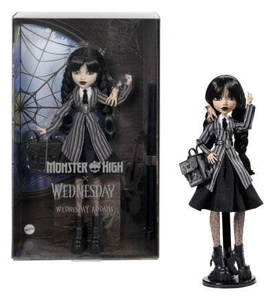 Monster High x Wednesday Bambola Wednesday Addams Collezionabile Mattel