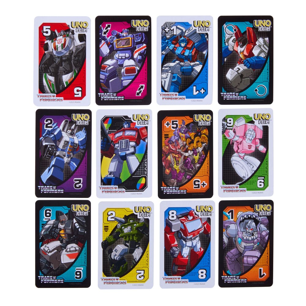 Transformers UNO Flip! Carte da Gioco Mattel