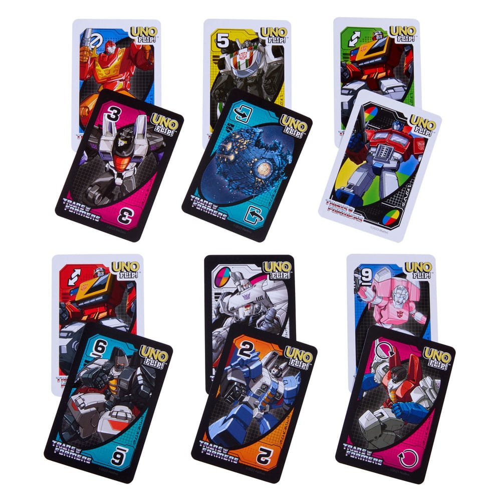Transformers UNO Flip! Carte da Gioco Mattel