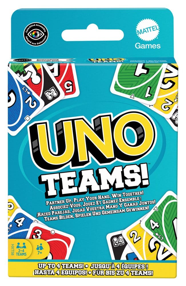UNO Teams Gioco di Carte - Mattel