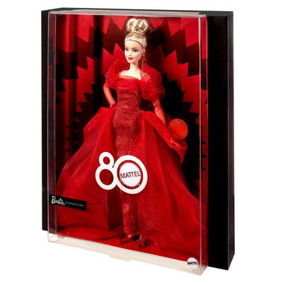 Barbie Signature 80° Anniversario Bionda – Bambola Collezionabile Mattel