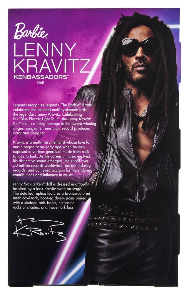 Barbie Signature Kenbassadors: Lenny Kravitz, bambola da collezione Mattel