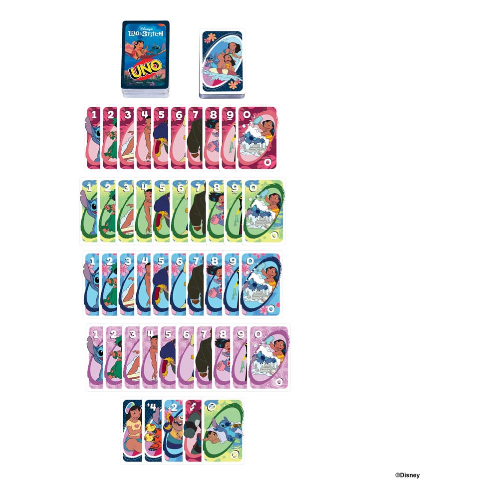 Lilo & Stitch UNO Carte da Gioco Mattel