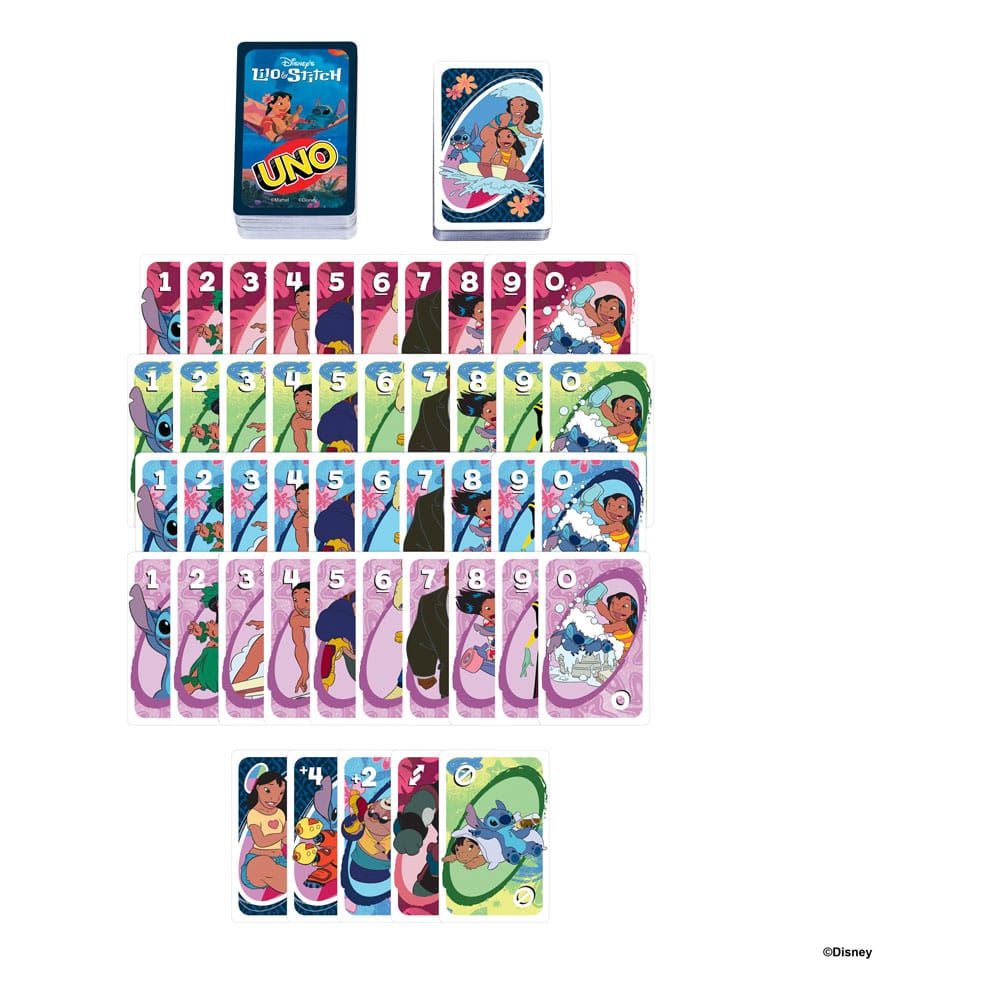 Lilo & Stitch UNO Carte da Gioco Mattel