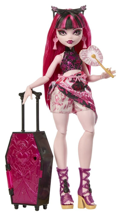 Monster High Skulltimate Secrets Destination: Gore-geous Oasis Draculaura Bambola con Accessori Mattel