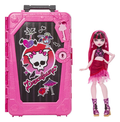 Monster High Skulltimate Secrets Destination: Gore-geous Oasis Draculaura Bambola con Accessori Mattel