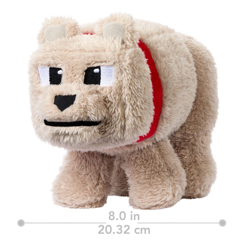 A Minecraft Movie Peluche Dennis the Wolf 20 cm - Mattel