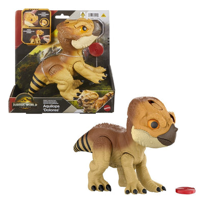 Jurassic World: Rebirth Aquilops Dolores Action Figure Interattiva 13 cm - Mattel