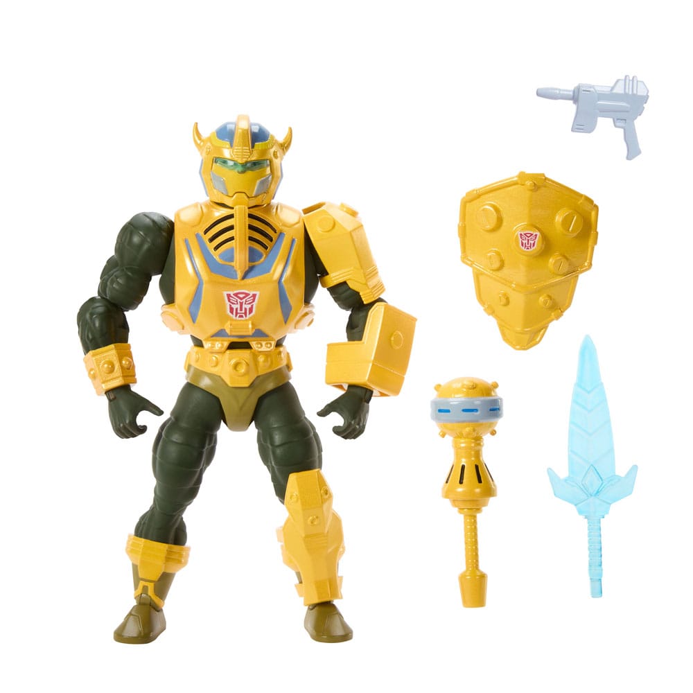 Masters of the Universe x Transformers Bumblebee Armor Man-At-Arms Action Figure 14 cm - Mattel