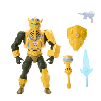 Masters of the Universe x Transformers Bumblebee Armor Man-At-Arms Action Figure 14 cm - Mattel