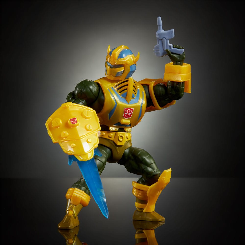 Masters of the Universe x Transformers Bumblebee Armor Man-At-Arms Action Figure 14 cm - Mattel