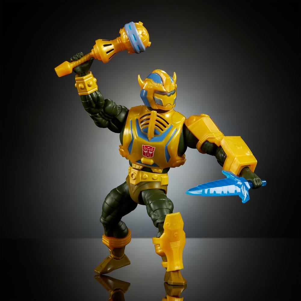 Masters of the Universe x Transformers Bumblebee Armor Man-At-Arms Action Figure 14 cm - Mattel