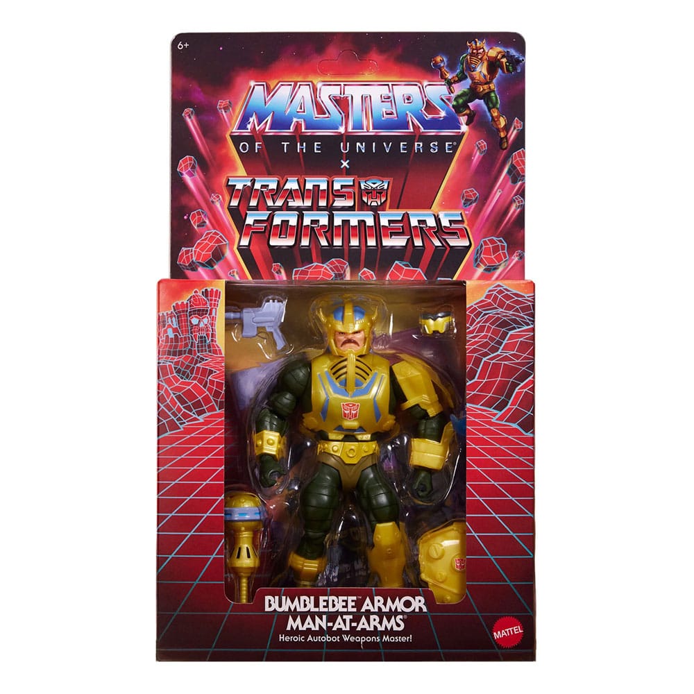 Masters of the Universe x Transformers Bumblebee Armor Man-At-Arms Action Figure 14 cm - Mattel