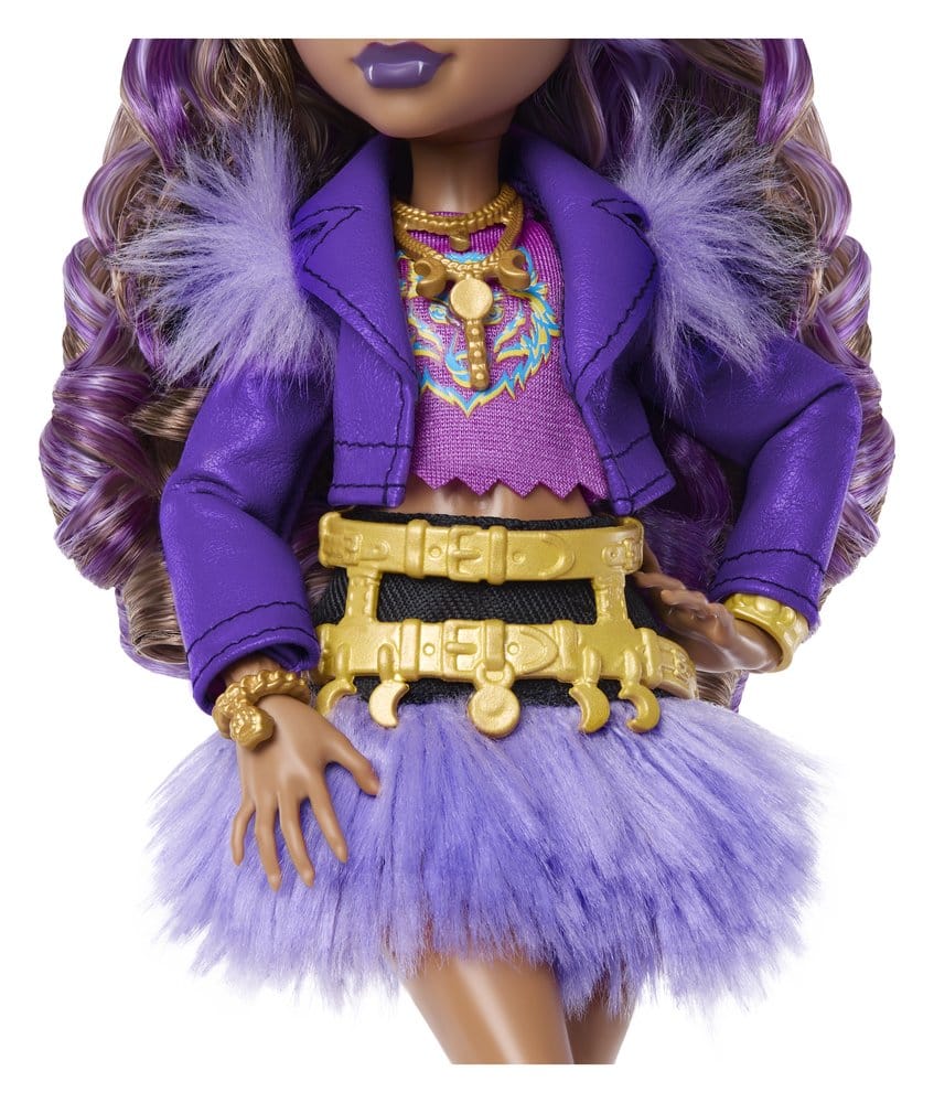 Monster High Bambola Clawdeen Wolf con Lupo Crescent, Mattel