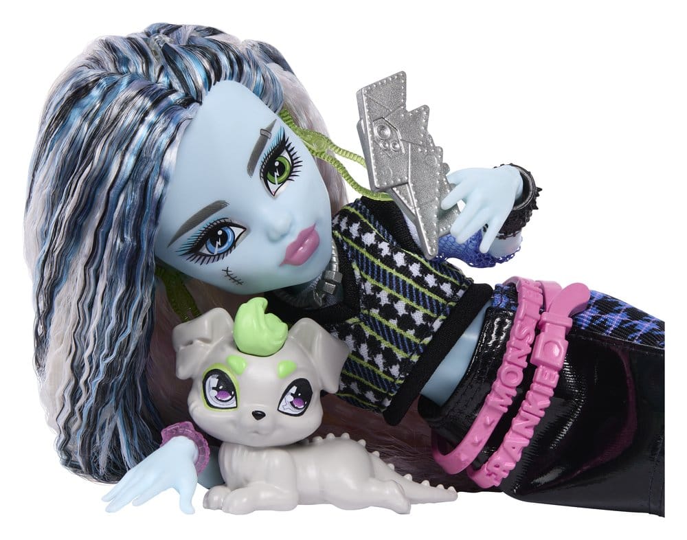 Monster High Frankie Stein Bambola snodabile con Watzie - Mattel