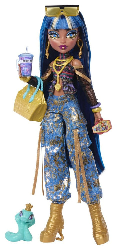 Monster High Bambola Cleo de Nile con Serpente Hissette - Mattel