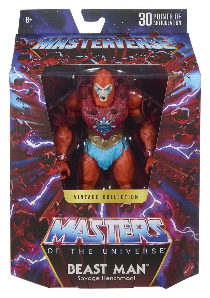 Masters of the Universe Masterverse Vintage Collection: Action Figure Beast Man 18 cm