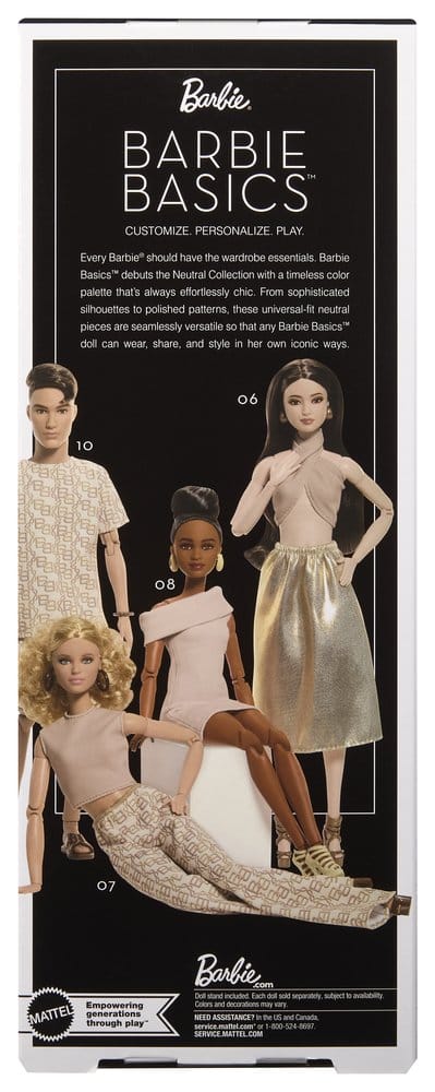 Barbie Signature Barbie Basics: Model 07 – Bambola Collezione Neutrale, Mattel