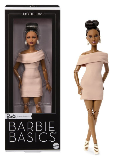 Barbie Signature Barbie Basics Model 08 – Neutral Collection, Bambola Collezionabile Mattel