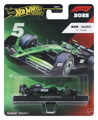 Hot Wheels Premium Formula 1 Team Sauber Driver 2 - Modellino Die-Cast 1:64