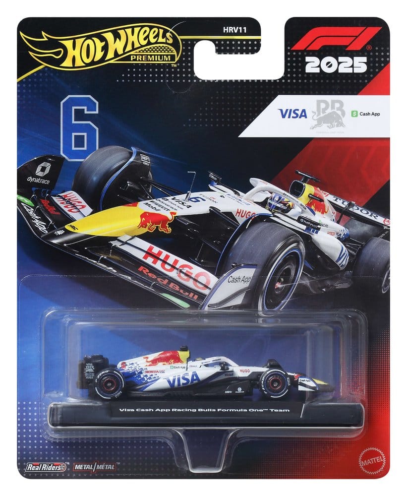 Hot Wheels Formula 1 Premium 1:64 Visa Cash App Racing Bulls F1 Team